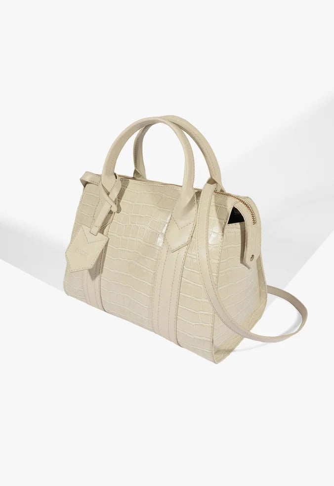 BOLSA BOWLING NAY CROCO BRANCA S 50015 0838 0002 SCHUTZ Imagem secundária do produto