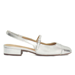 SAPATILHA SLINGBACK PRATA SALTO BLOCO C 30506 0012 0008 ANACAPRI - Vintedoisk