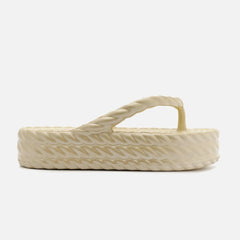 SANDÁLIA DOURADA FLATFORM MARROCOS MID Z 19083 0002 0001 BRIZZA