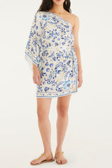 VESTIDO OMBRO SO AZULEJARIA 351151 FARM RIO