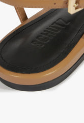 SANDÁLIA RASTEIRA KATE COURO MARROM S 21151 0240 0002 SCHUTZ