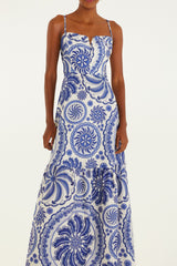 VESTIDO LONGO DELICADEZA BANANA 345552 FARM RIO