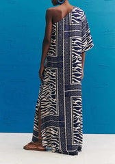 VESTIDO LONGO OMBRO KIMONO 102855 CACAY