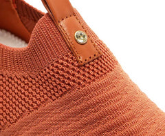 TÊNIS SLIP ON STREECH JOGGING KNIT LARANJA  C 30265 0002 0018 ANACAPRI