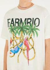 BLUSA T-SHIRT MEDIA CORDAS E AVES 357723 FAM RIO