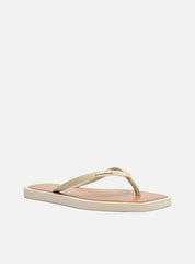 CHINELO DE DEDO OFFWHITE SQUARE PALMILHA MARROM Z 19027 0001 0009 BRIZZA - Vintedoisk