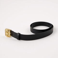 CINTO EMBLEM COURO PRETO S 43001 0002 0082 SCHUTZ