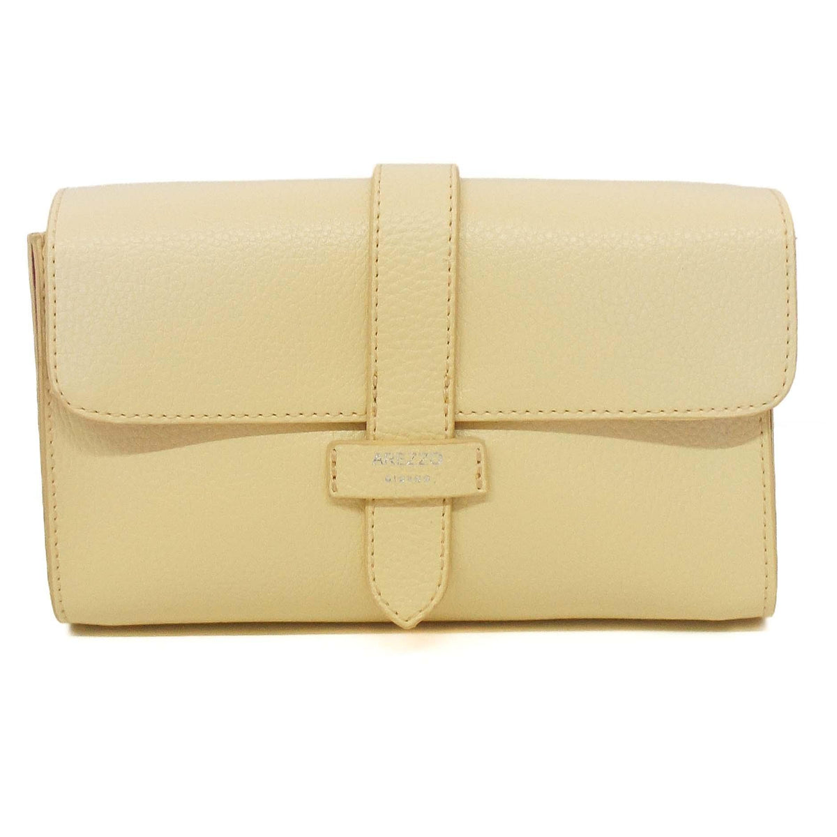 BOLSA TIRACOLO PEQUENA QUADRADA CREME A 50021 0639 0056 AREZZO - Vintedoisk