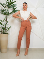 Calça Feminina SKENN ref. ALFAIATARIA COTTON - VintedoisK