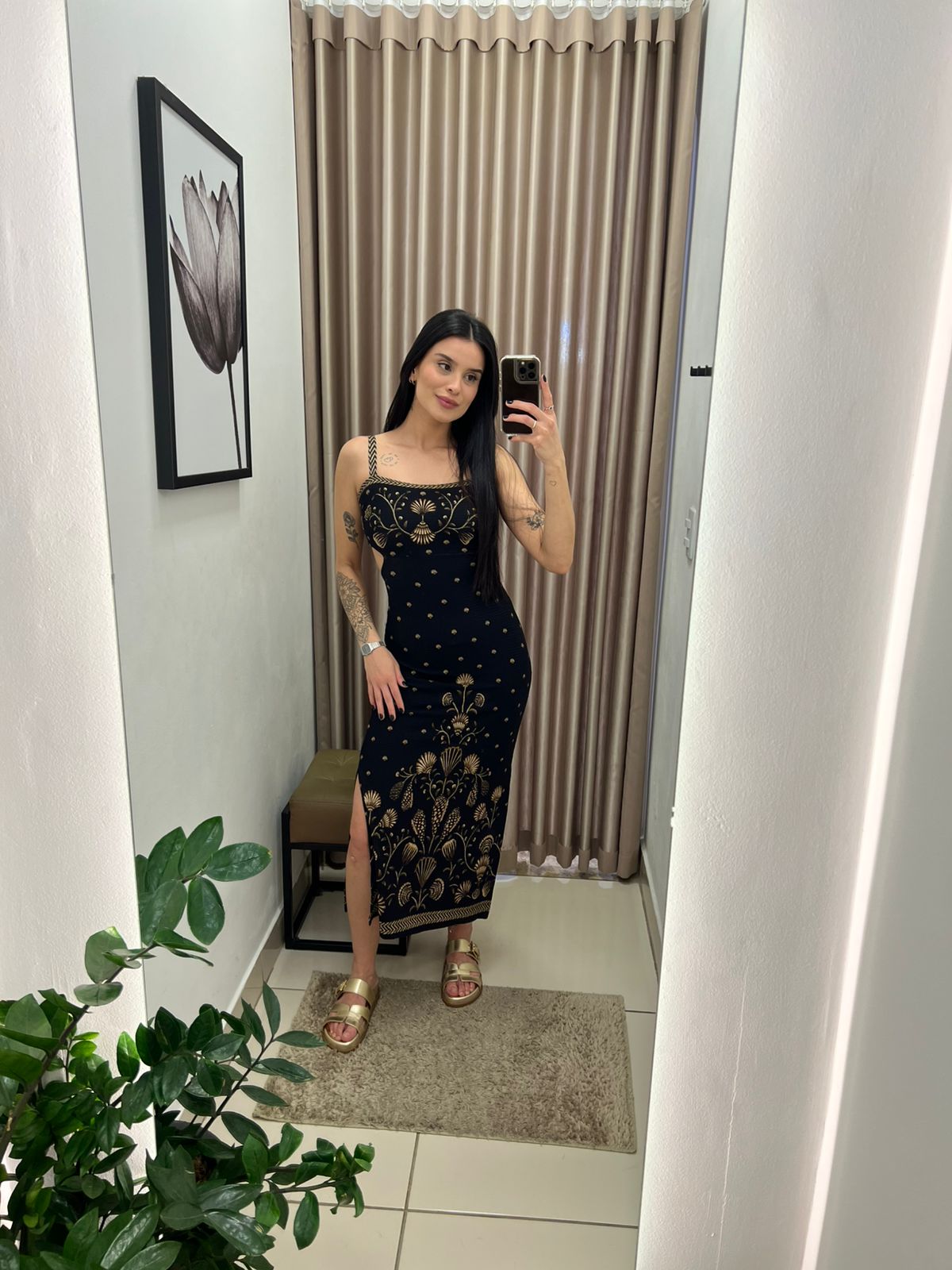 Vestido Feminino Farm rio ref. VESTIDO MIDI - VintedoisK