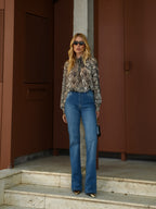 Calça Feminina Skenn ref. JEANS BOOT - VintedoisK