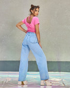 Calça Feminina Alcance ref. JEANS CLARA - VintedoisK