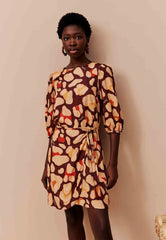 VESTIDO CURTO CACHECOUER MANGA BUF 104191 CACAY