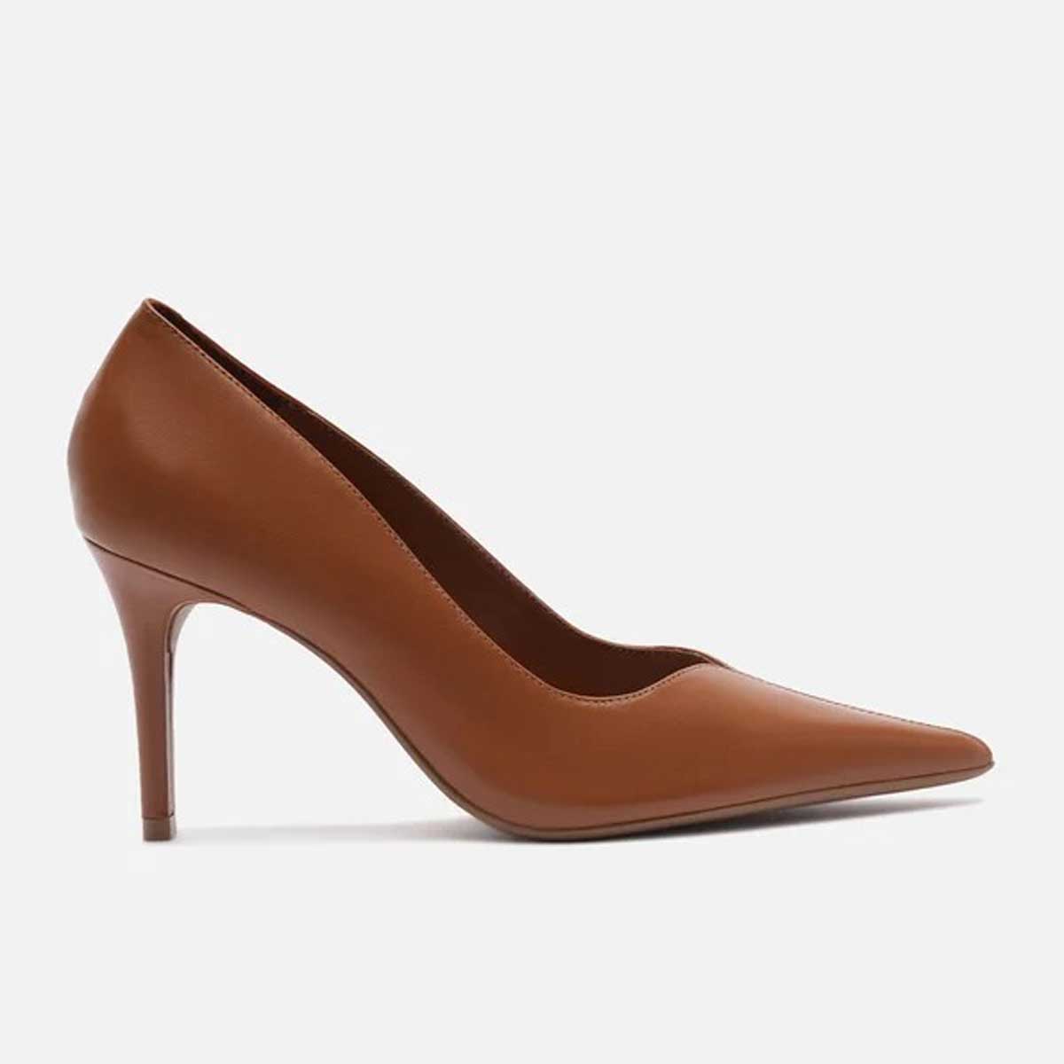 Sapato Feminina AREZZO ref. SCARPIN MARROM - VintedoisK Imagem principal do produto