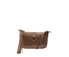 BOLSA TIRACOLO PEQUENA METAL DOTS MARROM C 50030 0162 0002 ANACAPRI