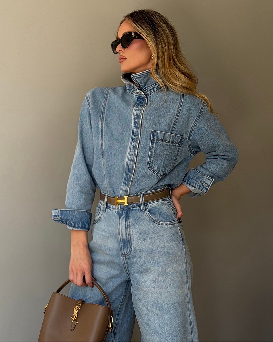 CAMISA JEANS LUMIERE 104950 ALCANCE Imagem secundária do produto