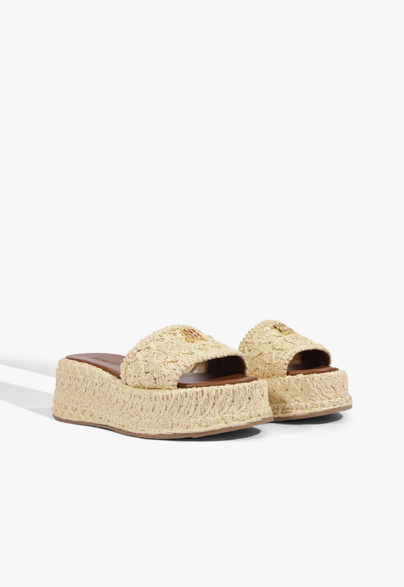 SANDÁLIA PLATAFORMA BORDADO ADORNOS NUDE S 22490 0029 0002 SCHUTZ Imagem secundária do produto
