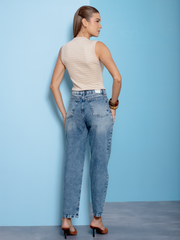 CALÇA JEANS MOM NEW DENIM 401309 SKENN