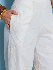 CALÇA LINHO BORDADO 403353 SKENN