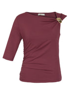 Blusa Assimétrica 414105 Skenn detalhe lateral