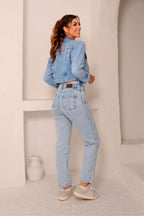 Calça Feminina REVANCHE ref. JEANS RETA - VintedoisK