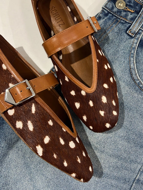 Sapatilha Vick Buckle Animal Print S 22329 0003 0028 Schutz — Instagram @lojavintedoisk