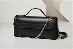 BOLSA TIRACOLO PRETO COURO GRANDE CORRENTE A 50011 0956 0001 AREZZO