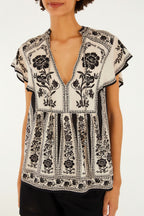 Blusa Feminina Farm rio ref. BLUSA BATA - VintedoisK