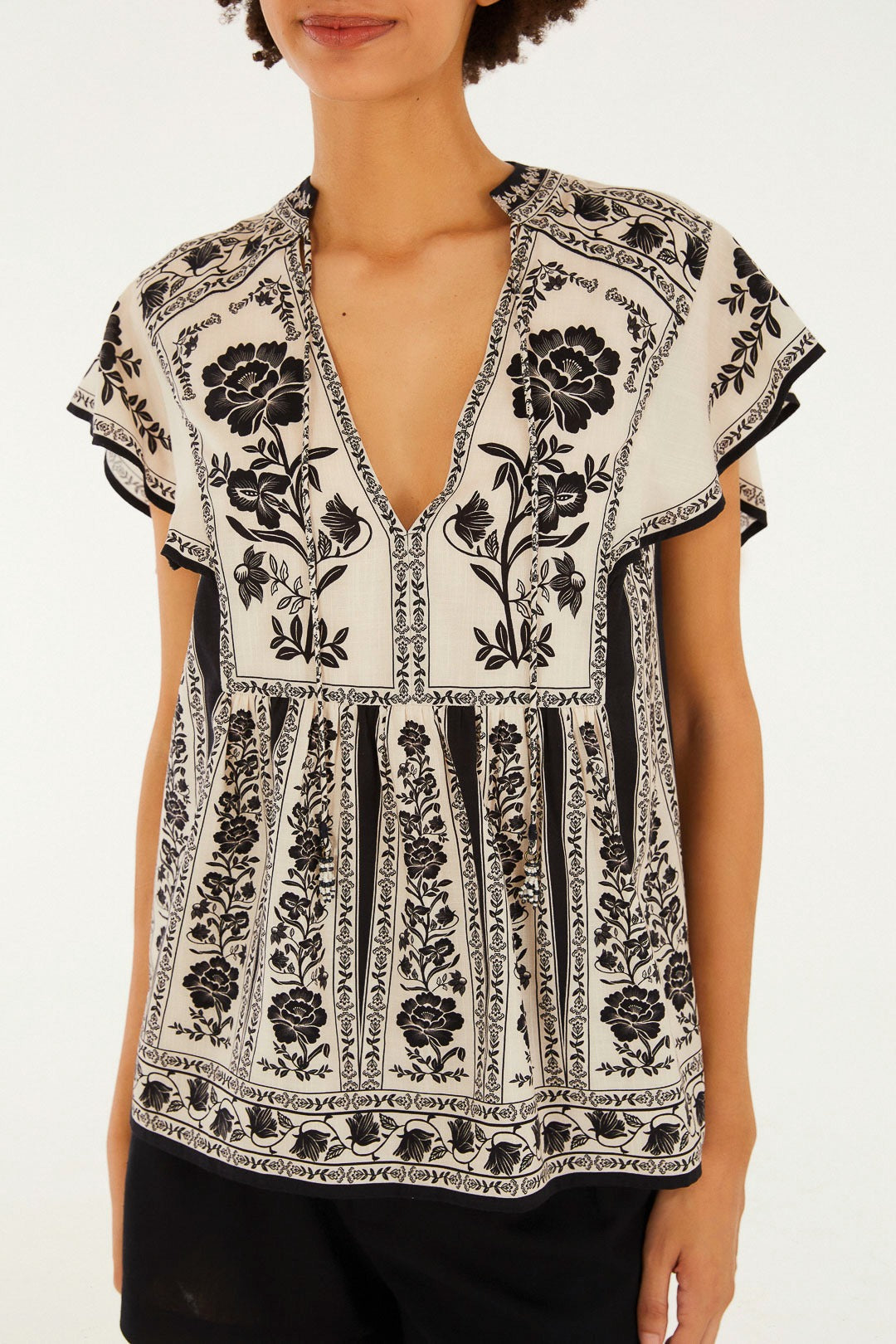 Blusa Feminina Farm rio ref. BLUSA BATA - VintedoisK