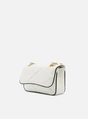 BOLSA TIRACOLO BRANCA COURO MIZZ PEQUENA DUO A 50023 0795 0002 AREZZO