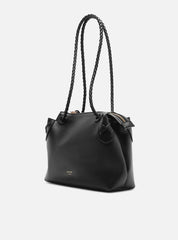BOLSA MEDIA ALÇA CORDAS PRETA A 50011 0946 0001 AREZZO