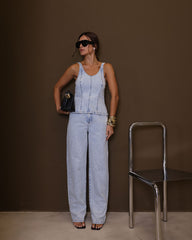 CALÇA JEANS RETA ETERNAL CLARA 9952 ALCANCE