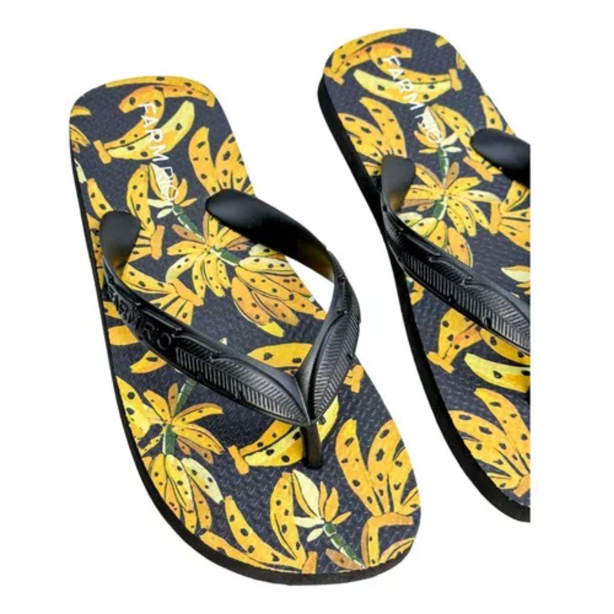 Chinelo Feminina FARM ref. CHINELO PRETO - VintedoisK