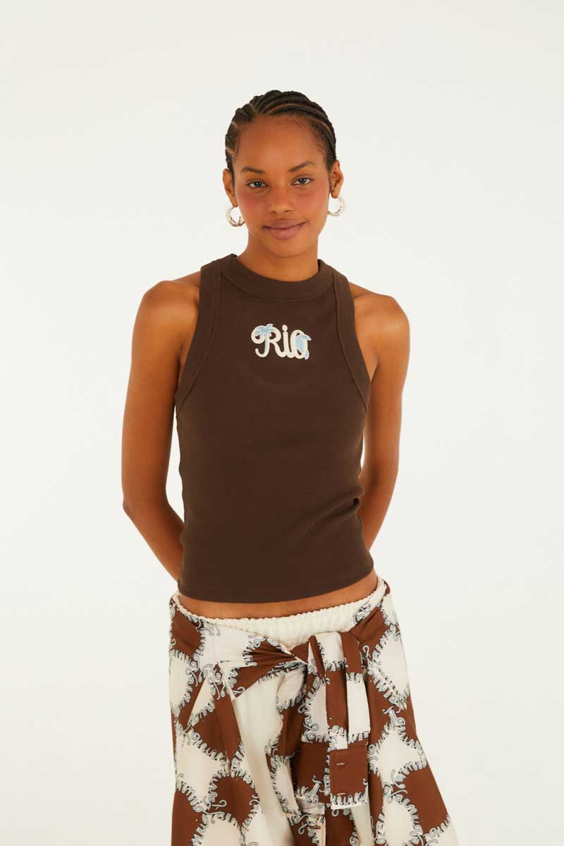 Blusa Feminina Farm rio ref. BLUSA REGATA - VintedoisK Imagem principal do produto