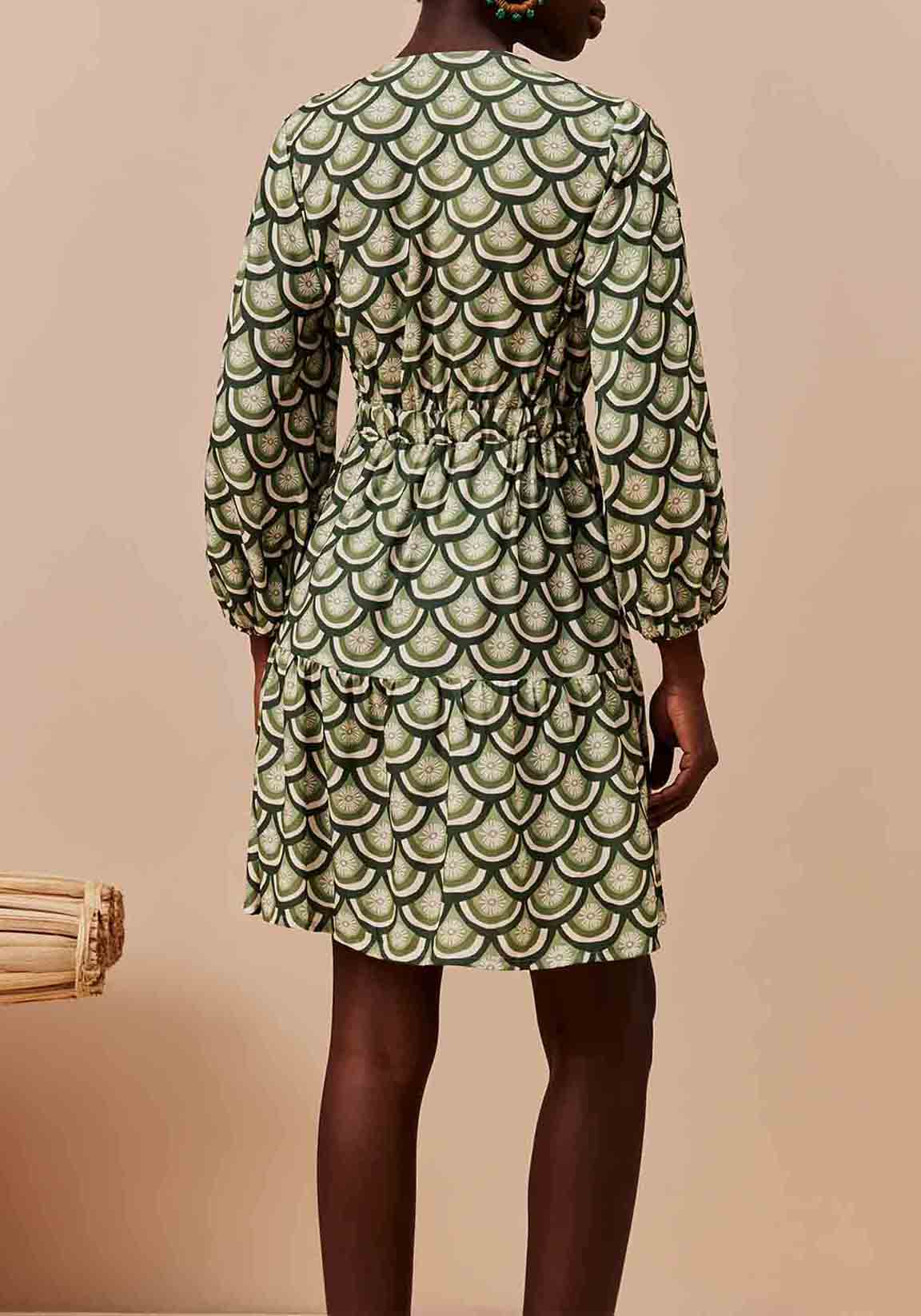 VESTIDO CURTO PALA ELASTICO 104518 CACAY Imagem secundária do produto