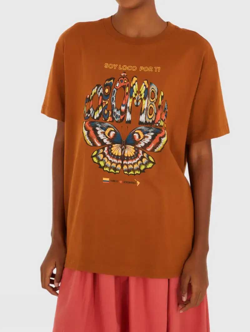 BLUSA T-SHIRT SOY COLOMBIA 344395 FARM RIO