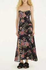 VESTIDO CROPPED FLORAL BERLIM 342094 FARM RIO