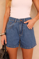SHORTS JEANS MOM MEDIO 6610 ALCANCE