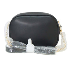 BOLSA CROSSBODY MÉDIA PRETA MATELASSÊ ZIG ZAG C 50036 0003 0001 ANACAPRI