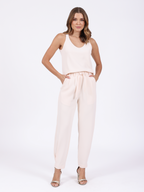 Blusa Corte Chic Skenn detalhe gola e mangas