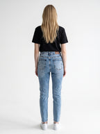 CALCA MOM JEANS FEM BARRA NORMAL CAFEM00557 REVANCHE