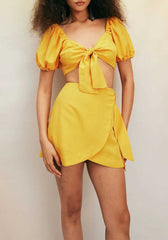 BLUSA CROPPED NÓ MANGA 101378 CACAY