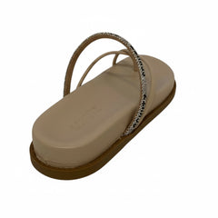 SANDÁLIA PAPETE BEGE BRILHO S 21564 0471 0002 SCHUTZ