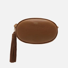 BOLSA TIRACOLO MARROM MÉDIA ARREDONDADA BARBICACHO A 50011 0969 0003 AREZZO