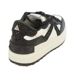 TÊNIS FLATFORM BRANCO E PRETO GLITTER S 21854 0001 0027 SCHUTZ - Vintedoisk