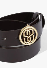 CINTO COURO MARROM ESCURO S 43002 0015 0002 SCHUTZ