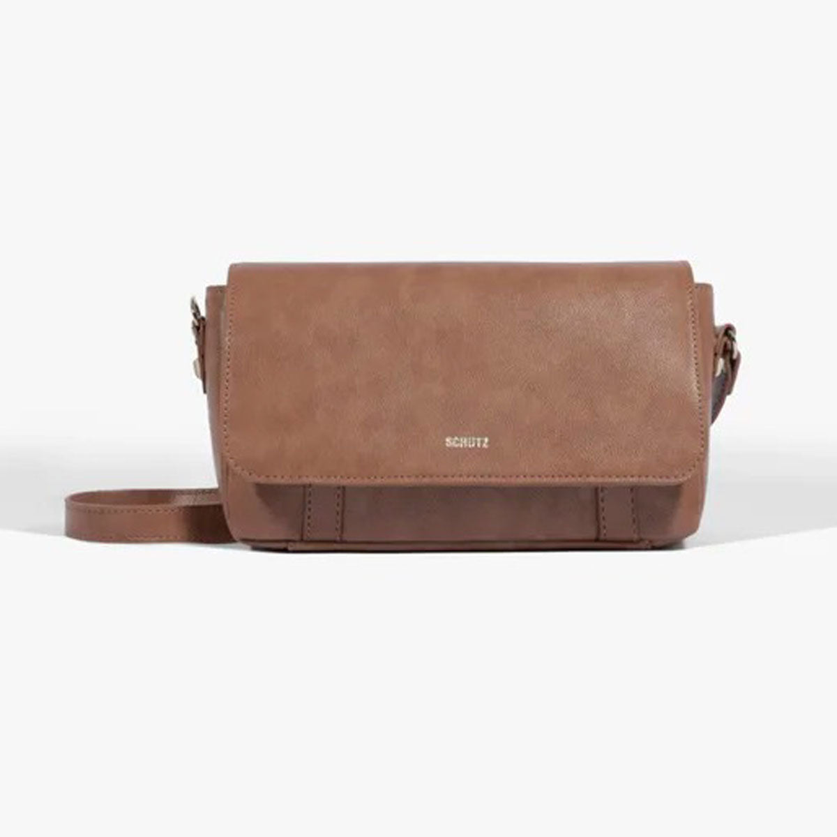 BOLSA TIRACOLO PEQUENA DARYA MARROM S 50010 0885 0002 SCHUTZ