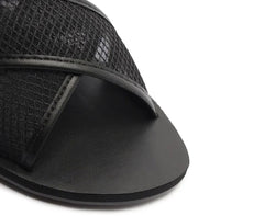 RASTEIRAS TIRAS CRUZADAS TELA PRETA C 30014 0437 0003 ANACAPRI