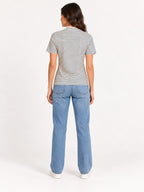 BLUSA LISTRADA COM GOLA B8736 COQUETA