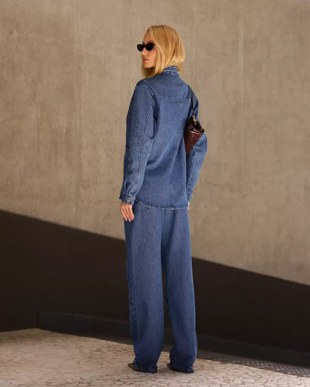 Calça Feminina Alcance ref. JEANS RETA - VintedoisK
